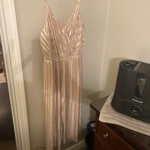 Gold shimmer romper!